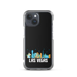 Las Vegas Skyline iPhone Case Black