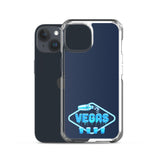 Vegas Dripping iPhone Case Navy Blue