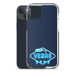 Vegas Dripping iPhone Case Navy Blue