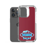 Vegas Dripping iPhone Case Burgundy