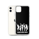 Good Vibes Only iPhone Case Black