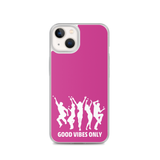 Good Vibes Only iPhone Case Pink