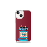 Jackpot iPhone Case Burgundy