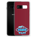 Vegas Dripping Samsung Phone Case Burgundy