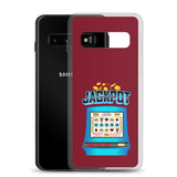 Jackpot Samsung Phone Case Burgundy