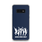 Good Vibes Only Samsung Phone Case Navy Blue