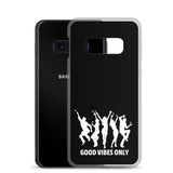 Good Vibes Only Samsung Phone Case Black