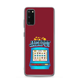 Jackpot Samsung Phone Case Burgundy