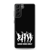 Good Vibes Only Samsung Phone Case Black